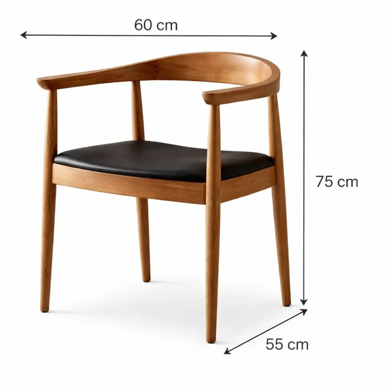 طاولة طعام خشب بطراز اسكندافي