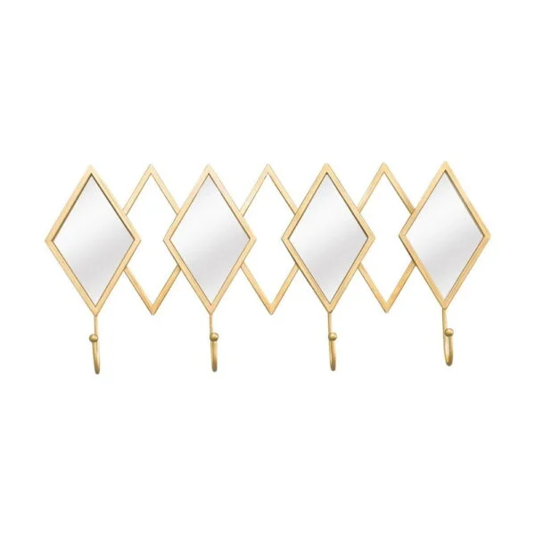 علاقة ملابس فاخرة مثبتة على الحائط للمداخل