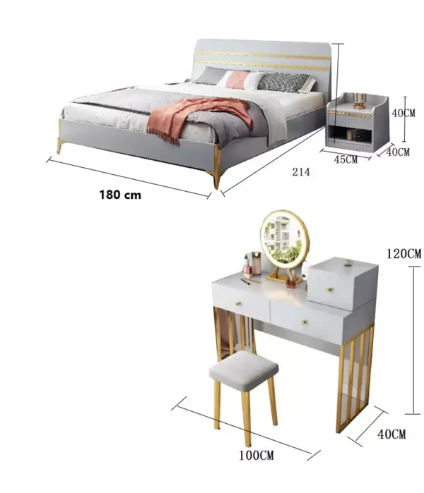 غرف نوم كاملة رخيصة بتصميم انيق