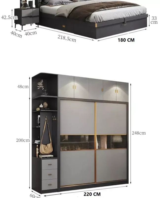 طقم غرف نوم كاملة