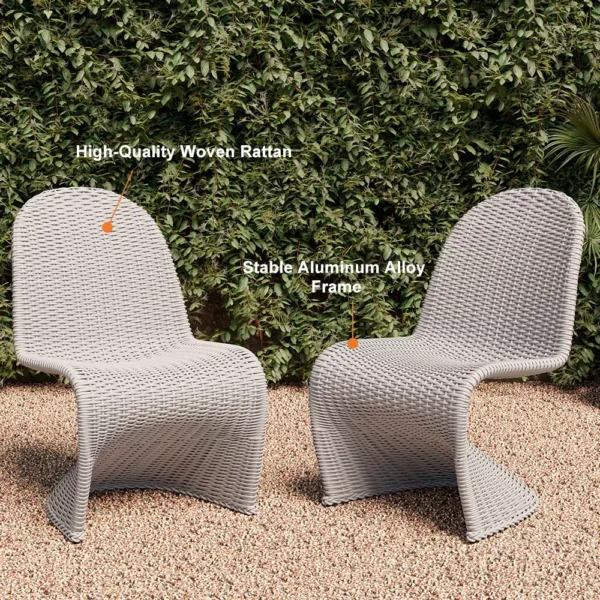 كرسي طاولة طعام للجلسات الخارجية بتصميم ساحلي