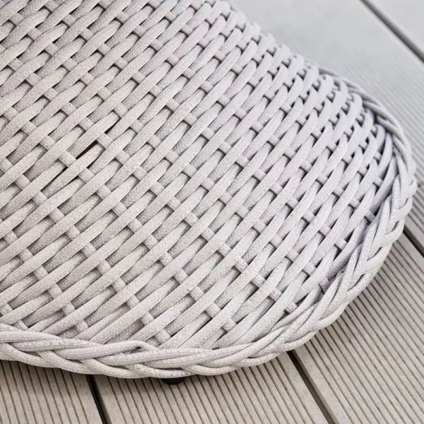 كرسي طاولة طعام للجلسات الخارجية بتصميم ساحلي