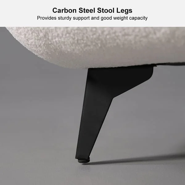 كرسي مفرد مع مسند للقدم بتصميم عصري