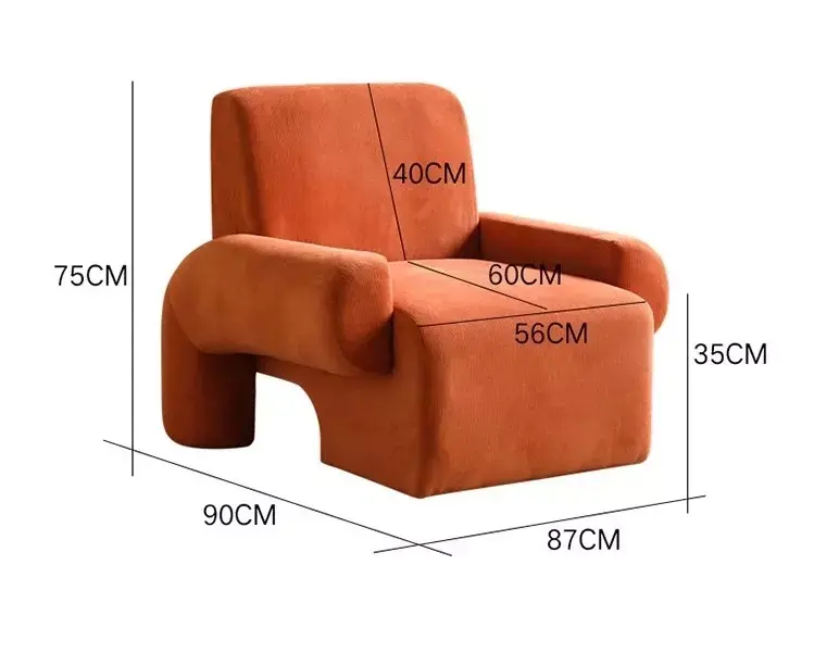 كرسي مفرد مودرن بتصميم انيق ومميز