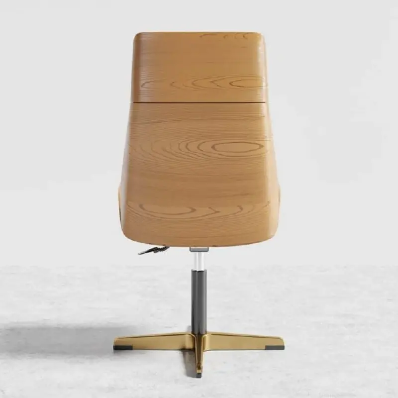 كرسي مكتبي عصري من الجلد مع ظهر عالي