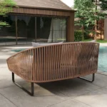 كنب سرير للجلسات الخارجية