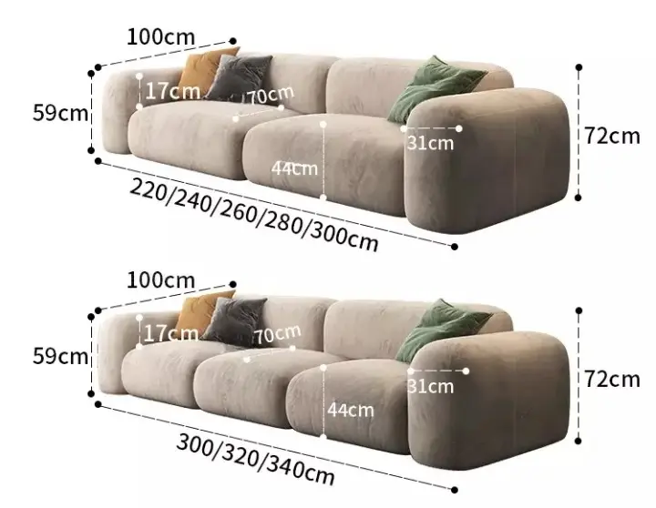 كنب مودرن لغرفة المعيشة