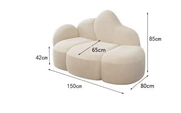 كنب صالة شكل سحاب