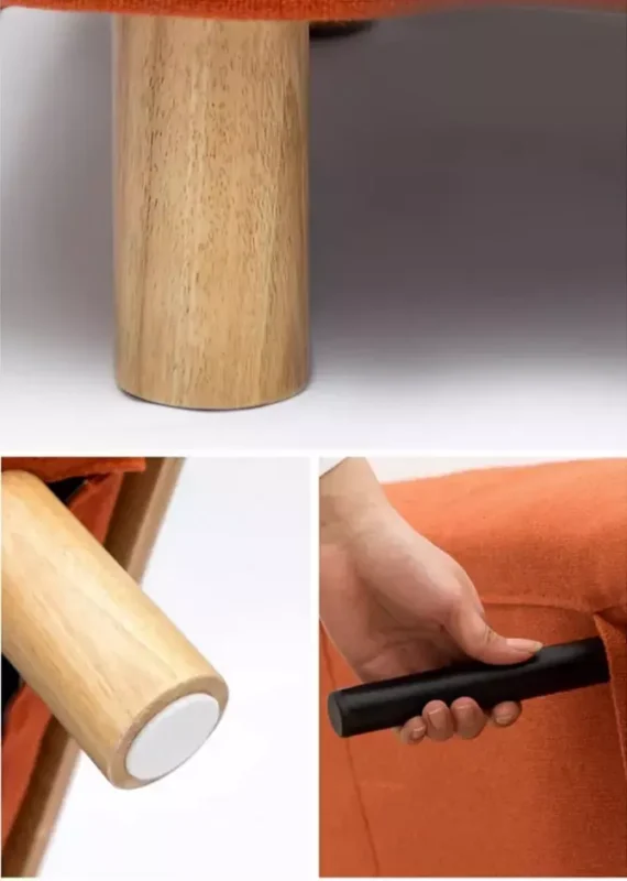 كنب سرير مع مسند ذراعين