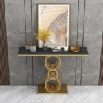 طاولة كونسول مع سطح رخامي