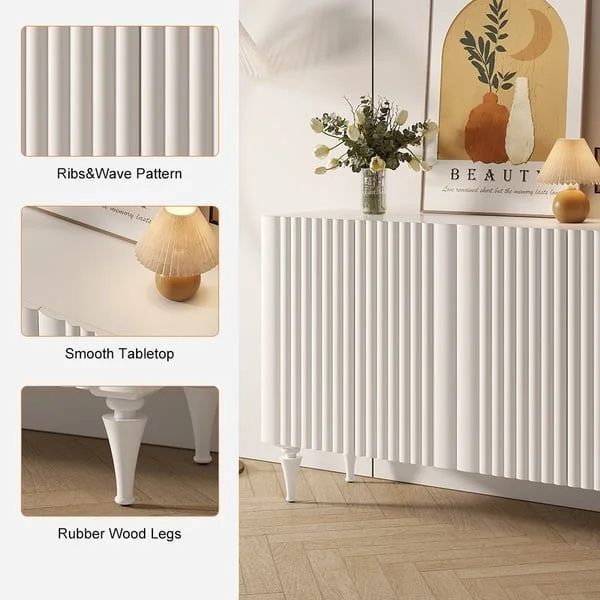 بوفيه جانبي عصري مع ابواب منقوشة