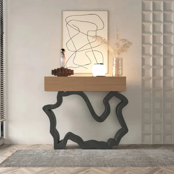 طاولة كونسول مودرن مع أدراج