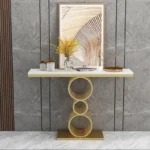 طاولة كونسول مع سطح رخامي