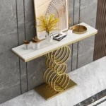 طاولة كونسول مع سطح رخامي