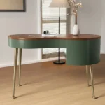 مكتب منحني بتصميم عصري