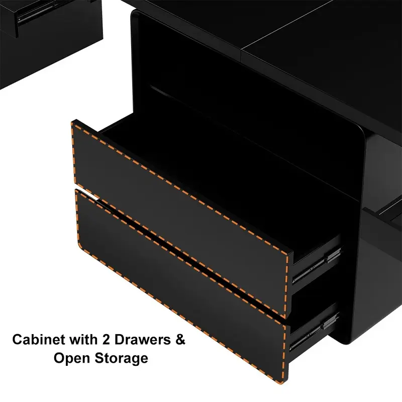 مكتب مزدوج عصري لشخصين