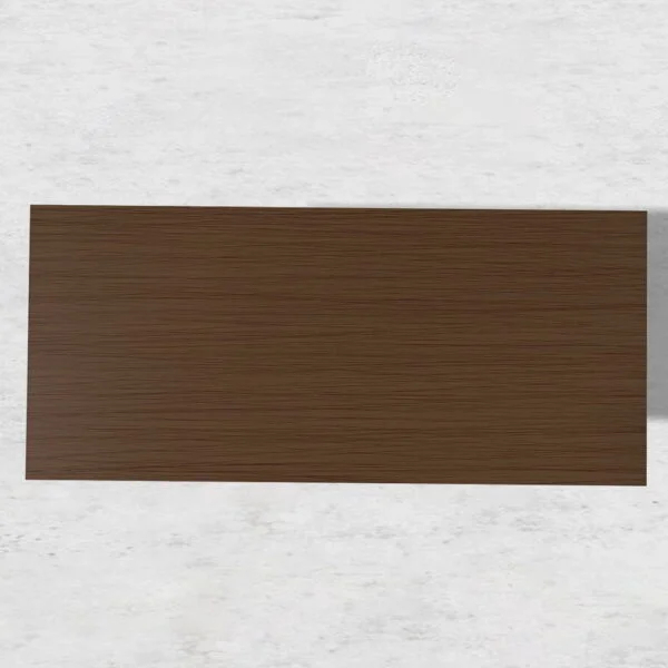 طاولة مكتب بشكل مستطيل مع قاعدة منحنية