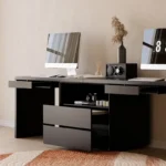 مكتب مزدوج عصري لشخصين