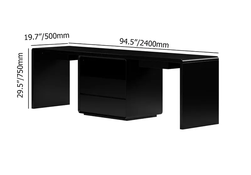 مكتب مزدوج عصري لشخصين