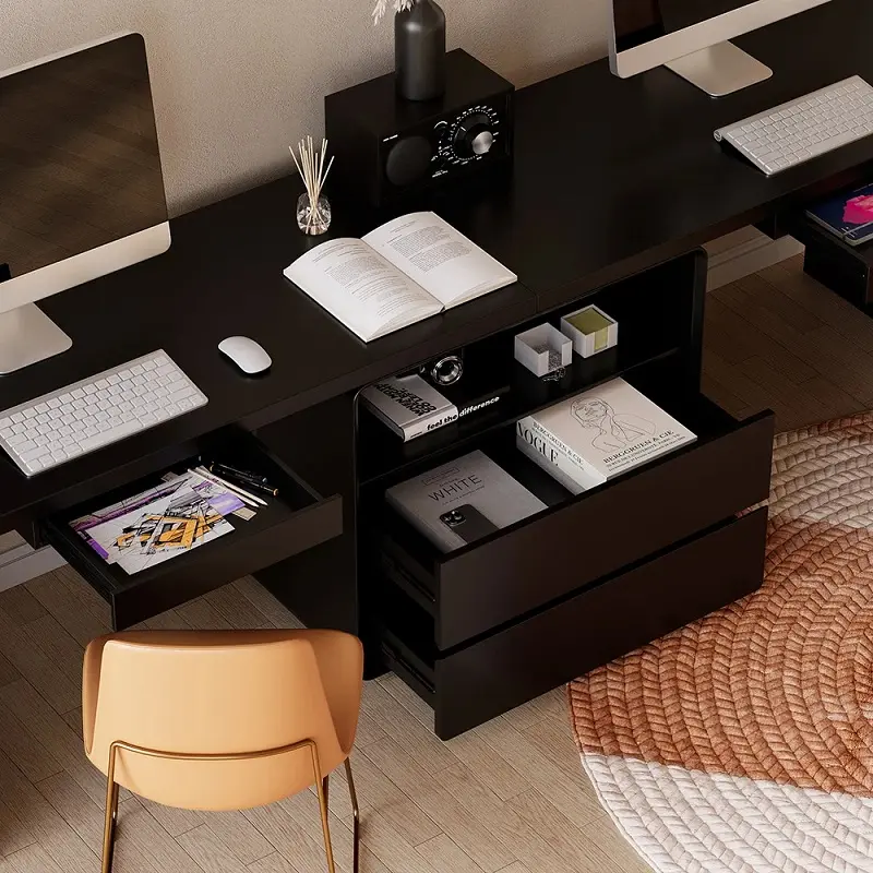 مكتب مزدوج عصري لشخصين