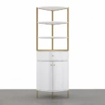 مكتبة زاوية بتصميم عصري