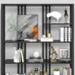 مكتبة تخزين بإطار معدني