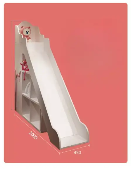 سرير نوم بدورين للفتيات بتصميم مميز