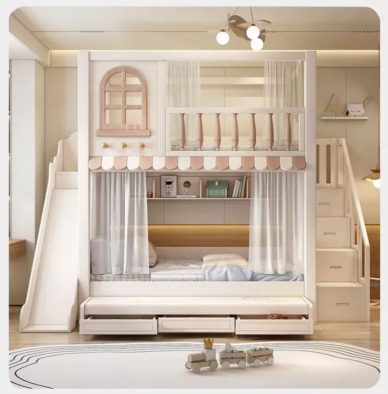 سرير نوم للاطفال بدورين لغرفة النوم