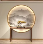 طاولة كونسول خشب بتصميم بسيط
