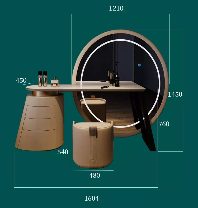 تسريحة غرفة نوم بتصميم مودرن