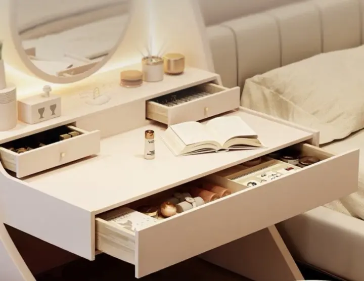 طاولة تسريحة غرفة نوم على شكل أرنب 