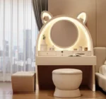 طاولة تسريحة غرفة نوم على شكل أرنب