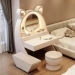 طاولة تسريحة غرفة نوم على شكل أرنب