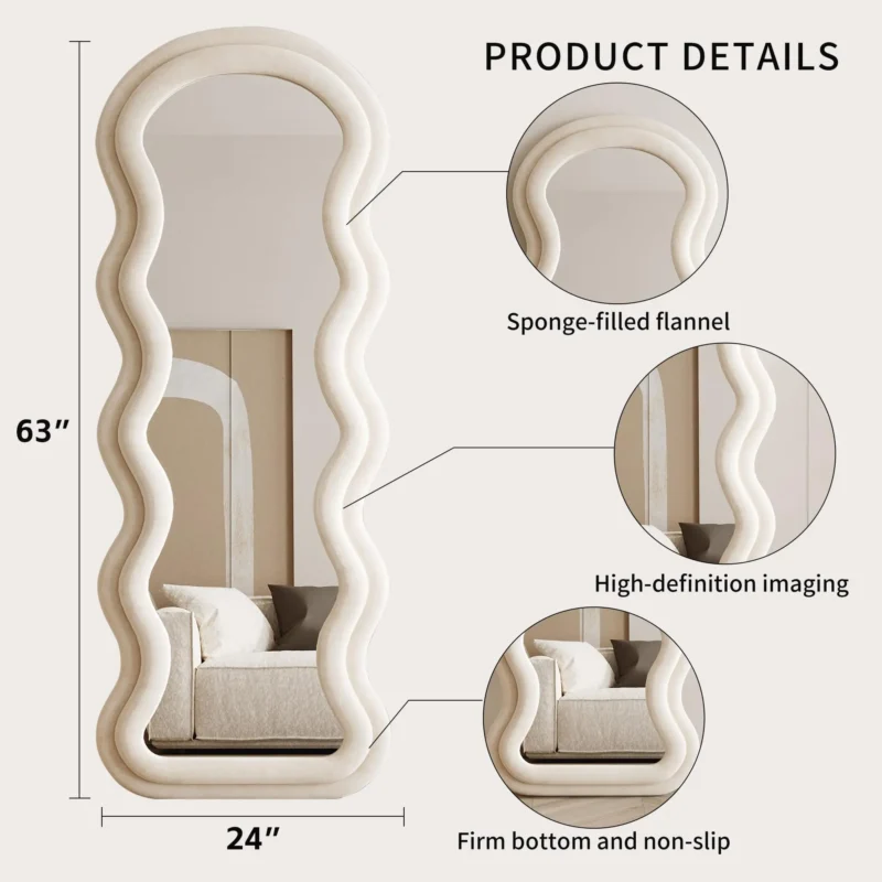 مرايا طويلة جدارية