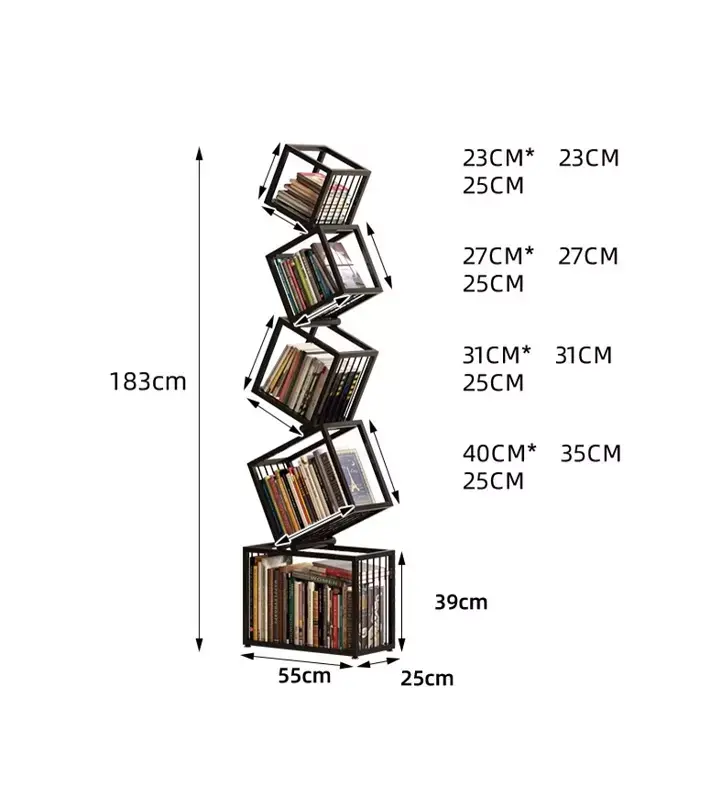 ارفف مكعبات متراكبة بتصميم مميز