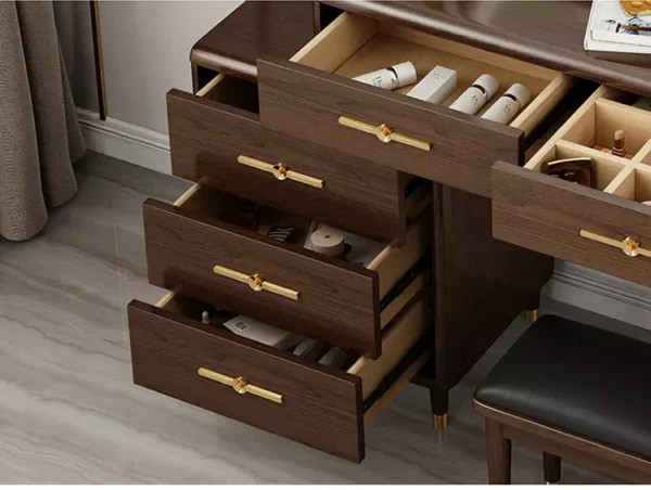 تسريحة غرفة نوم بتصميم اسكندافي فاخر