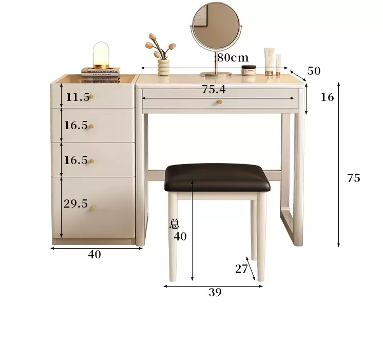 تسريحة لغرفة النوم بلمسة بسيطة