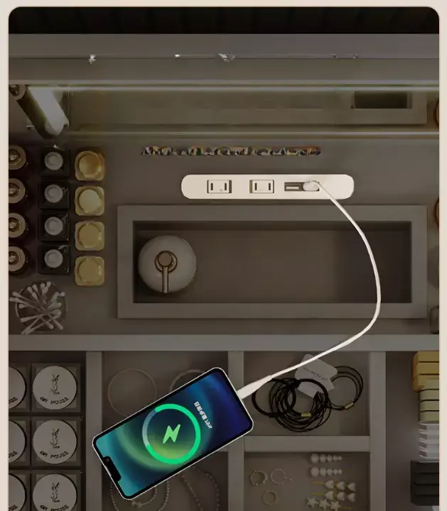 تسريحة غرفة نوم متحركة