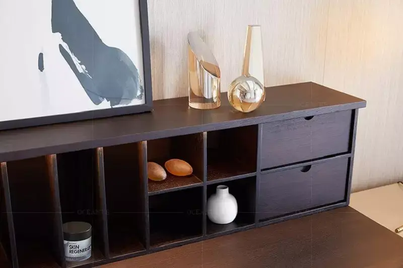 تسريحة متعددة الوحدات مع خزانة جانبية