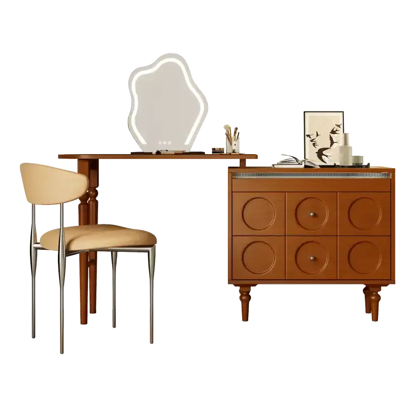 تسريحة غرفة نوم بتصميم ريفي