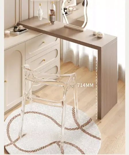 تسريحة غرفة نوم مع خزانة جانبية