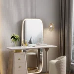 تسريحة غرفة نوم مع مراة طويلة