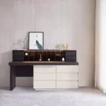 تسريحة متعددة الوحدات مع خزانة جانبية