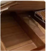 ⁦سرير غرفة نوم بتصميم ريفي⁩ - الصورة ⁦5⁩