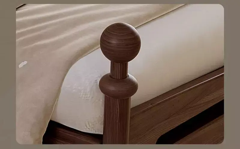 سرير نوم بتصميم ريفي