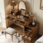 طاولة تسريحة بتصميم ريفي