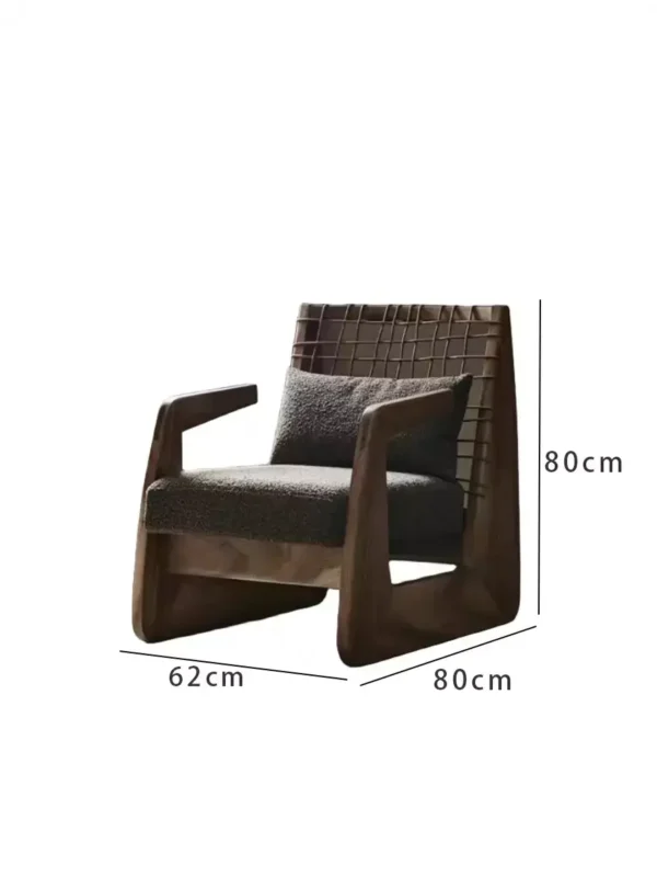 كرسي مفرد ريفي لغرفة المعيشة