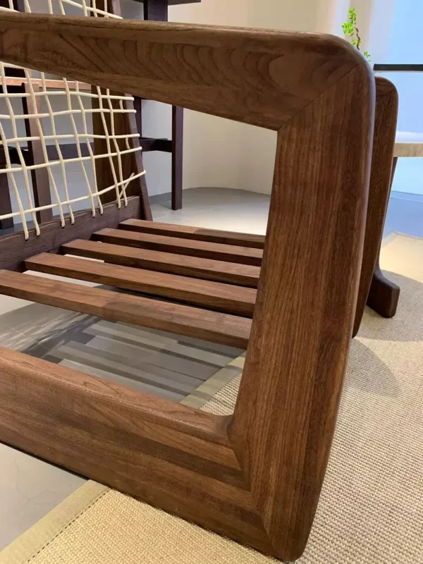 كرسي مفرد ريفي لغرفة المعيشة