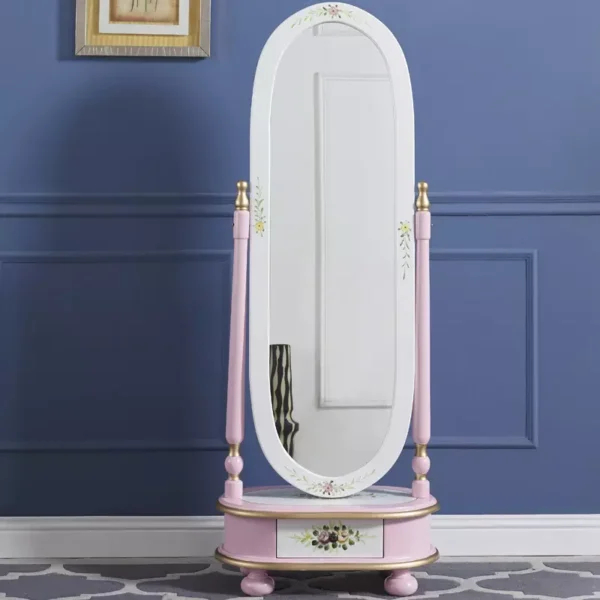 مرايا طويلة مع درج لغرفة النوم