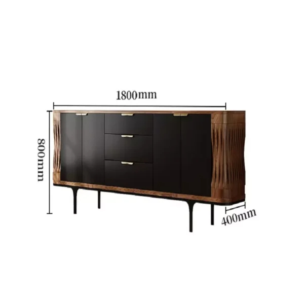 بوفيه كلاسيكي التصميم بلمسة حديثة